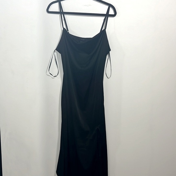 FOREVER 21 WOMEN WOVEN DRESS-CA BLACK SIZE L - Picture 4 of 10